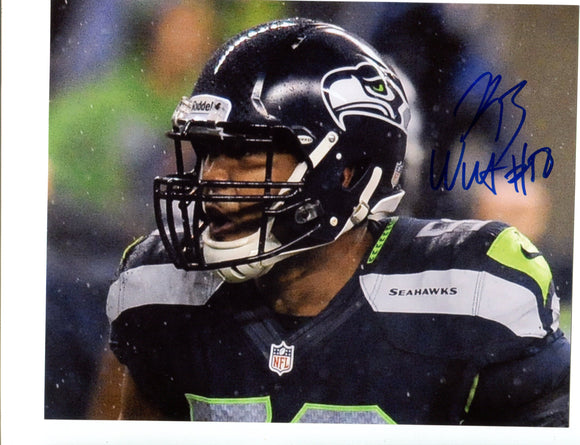 K.J. Wright Seattle Seahawks Signed 8x10 Photo #17