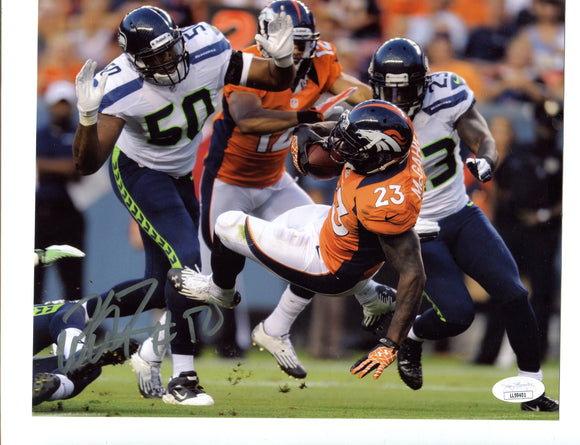 K.J. Wright Seattle Seahawks Signed 8x10 Photo with JSA #1