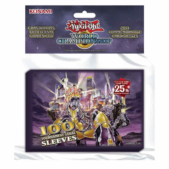 Yu-Gi-Oh! Grandopolis The Eternal Golden City 2013 Commemorative Card Sleeves (100CT)