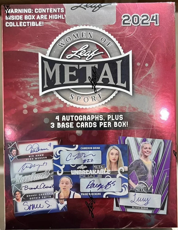 2024 Leaf Metal Women of Sport Hobby Box