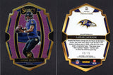 2018 Select Prizm Purple #149 Lamar Jackson Die-Cut (bottom corner damage)