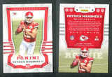 2017 Panini Rookie #104 Patrick Mahomes