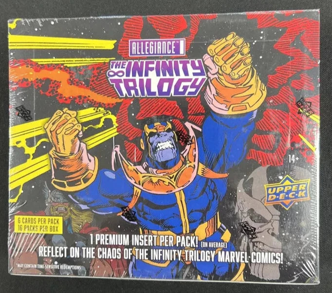 2023 Upper Deck Marvel Allegiance: The Infinity Trilogy Hobby Box ...