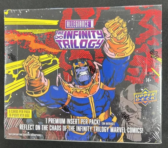 2023 Upper Deck Marvel Allegiance: The Infinity Trilogy Hobby Box
