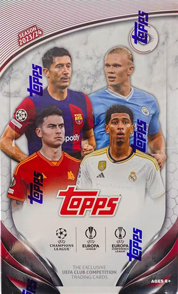 2023-24 Topps UEFA Club Competitions Soccer Hobby Box