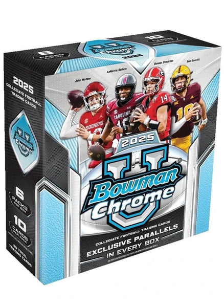 2025 Bowman Chrome University U Football Mega Box **SALE