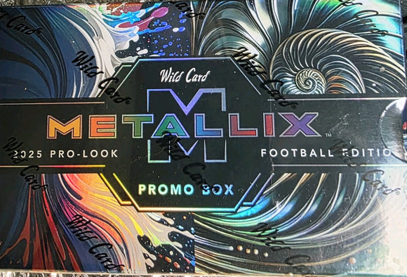 2025 Wild Card Metallix Pro-Look Football Promo Box