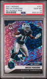 2021 Panini Mosaic Mosaic No Huddle Pink #257 Micah Parsons 1/20 PSA 10