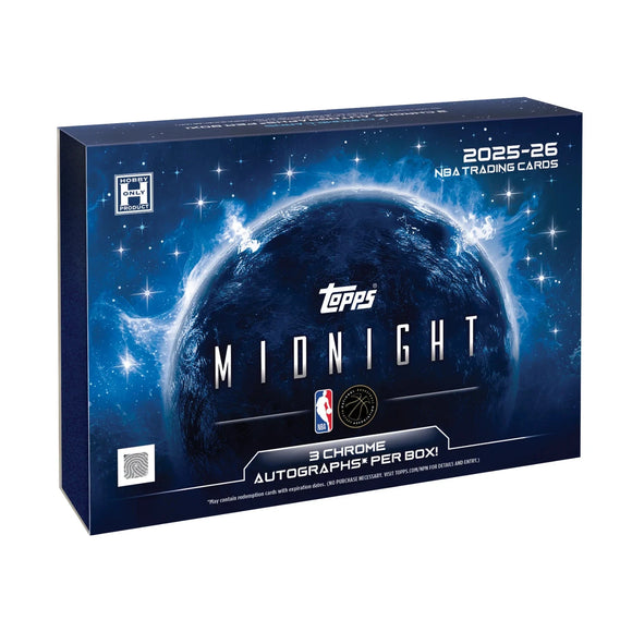 2025-26 Topps Midnight Basketball Hobby Box – Northwest Sportscards