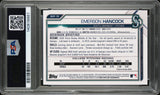 PSA 10/10 2021 Bowman Chrome Prospects #BCP78 Emerson Hancock Seattle Mariners Autographed POP2