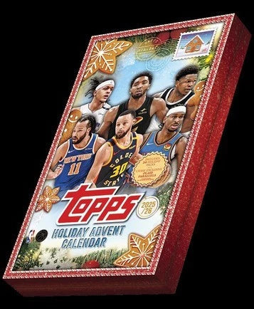 2025-26 Topps NBA Basketball Sealed Holiday Advent Calendar Box **In-Store Pick-Up Only **PREORDER