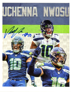 Uchenna Nwosu Seattle Seahawks Signed 8x10 Photo #1 JSA COA