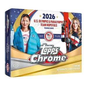 2026 Topps Chrome US Winter Olympics & Paralympic Hopefuls Hobby