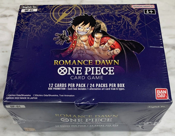 One Piece OP-01 Romance Dawn Booster Box 24/12