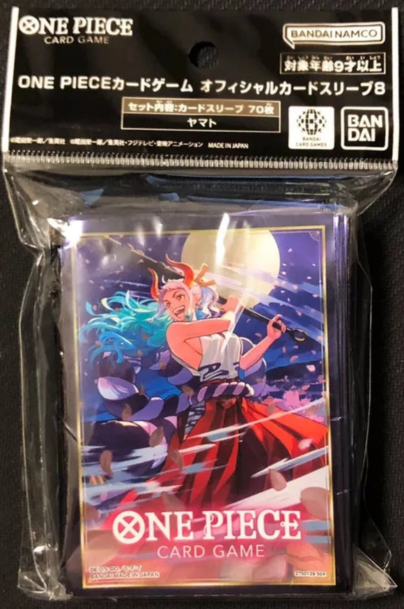 yamato card sleeves Bandai One Piece Assortment 8 Deck Sleeves (QTY 70) Yamato – Northwest Sportscards