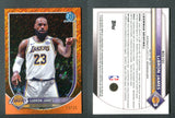 2025-26 Bowman Chrome Orange Shimmer Refractors #BCV121 LeBron James /25