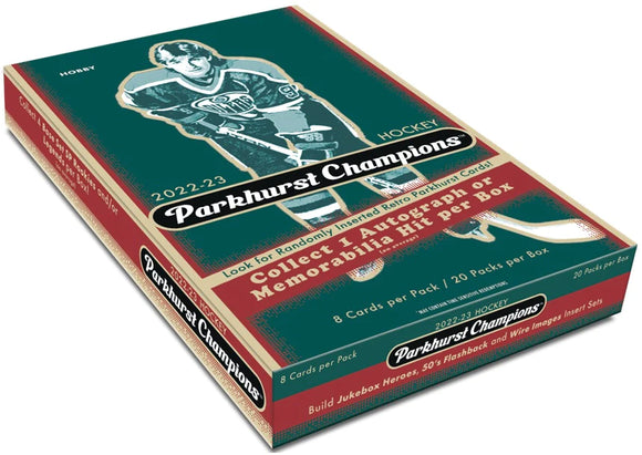 2022-23 Upper Deck UD Parkhurst Champions Hockey Hobby Box