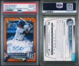 2025 BOWMAN CHROME PROSPECT AUTOGRAPHS #CPAEPI EMILIEN PITRE CHR PROS AU-ORANGE WAVE PSA 10
