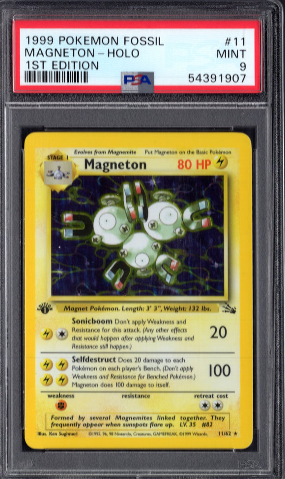 1999 Magneton Holo First Edition PSA 9
