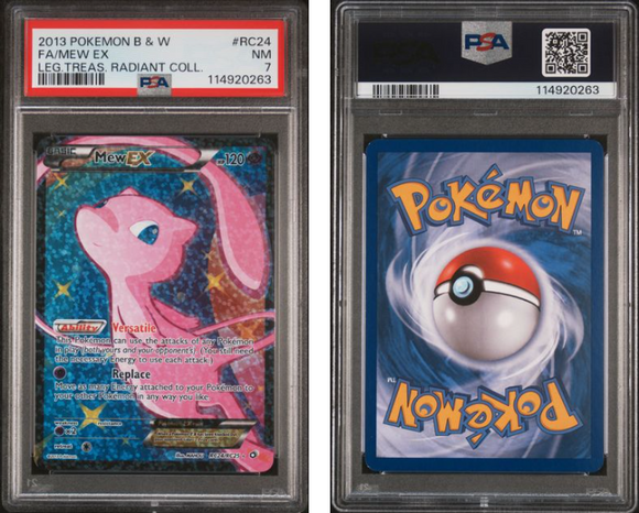 Pokemon Mew EX #RC24 Radiant Collection - PSA 7