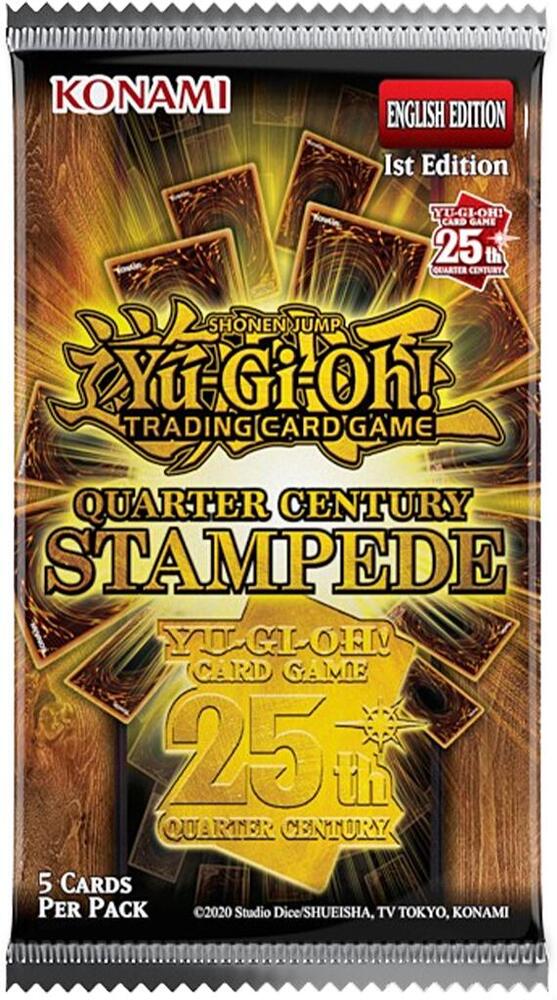 Yugioh Quarter Century Stampede Booster Pack