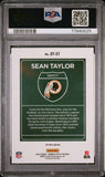 2022 Donruss Optic Downtown #18 Sean Taylor PSA 9
