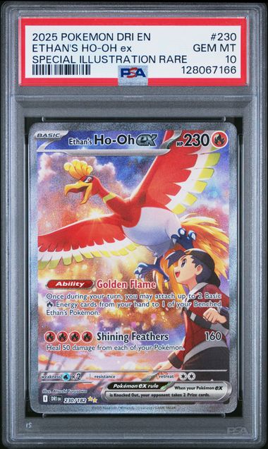 PSA 10 Ethan's Ho-oh ex Special Illustration Rare