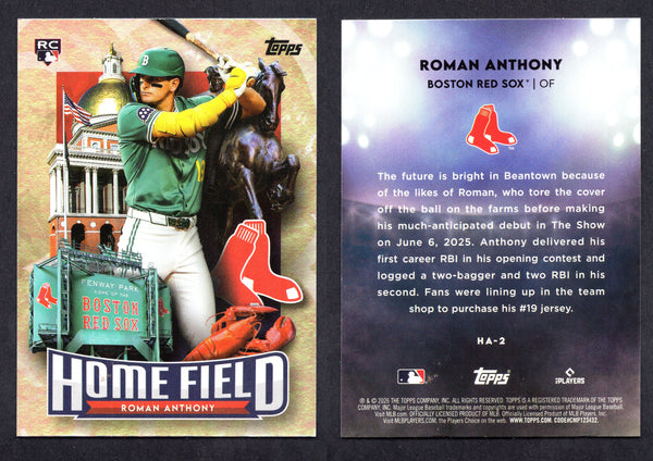 2026 Topps Home Field Advantage #HA2 Roman Anthony – Northwest 