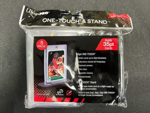 Ultra Pro 1 Touch Card Stand for 35pt Card Holder & Stand 5 Pack