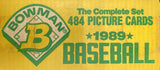 1989 Bowman Baseball Factory Set