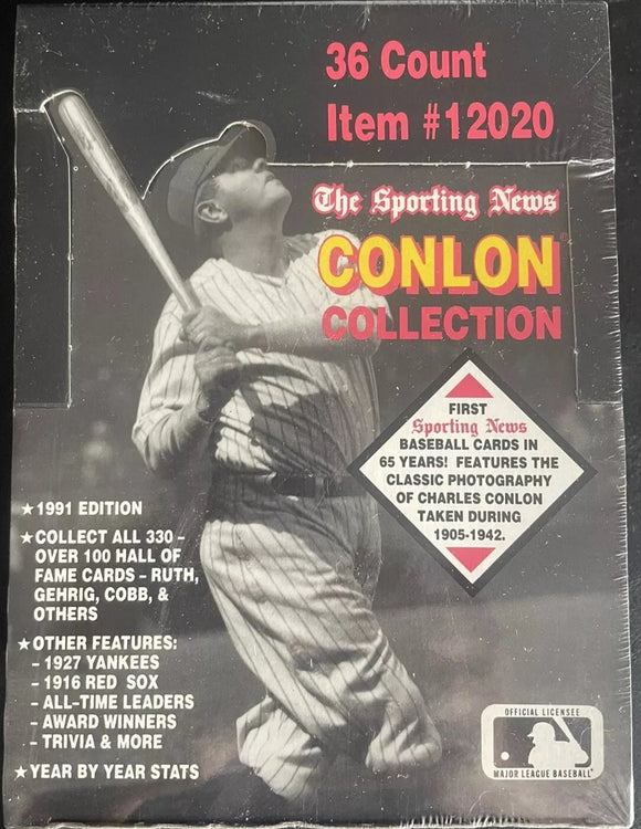 1991 Conlon Collection Baseball Box