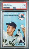 PSA 6 1954 Topps #37 Whitey Ford New York Yankees