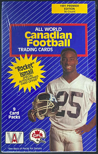 1991 All World CFL Football Hobby Box