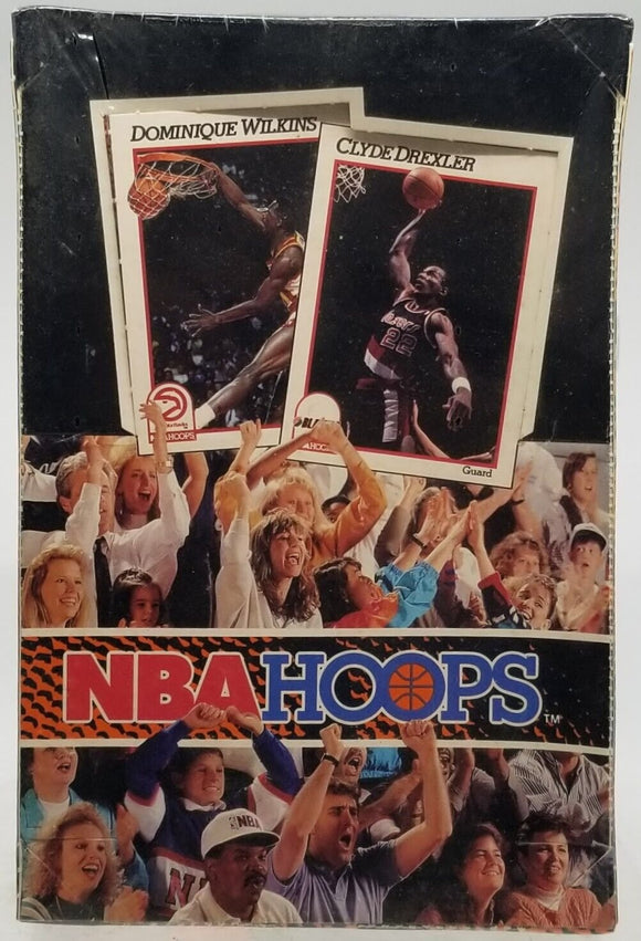 1991-92 NBA Hoops Series I Basketball Box