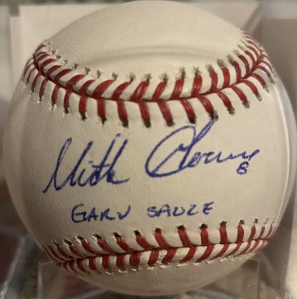 Mitch Garver Signed MLB Baseball w/ Garv Sauce Inscription JSA