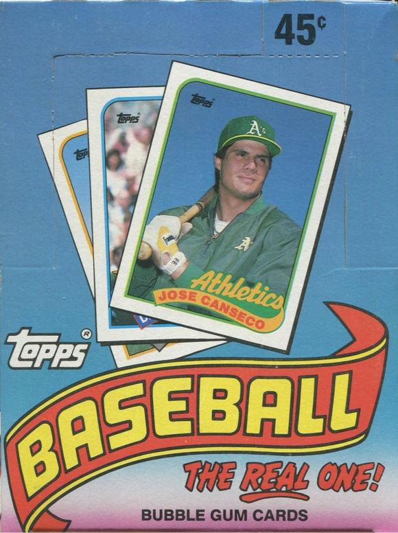 1989 Topps Baseball Box