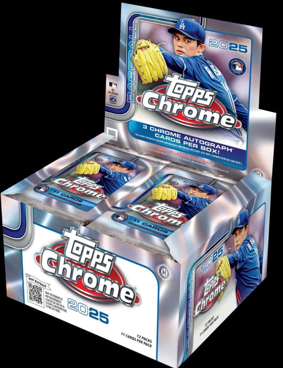 2025 Topps Chrome Baseball Jumbo Box
