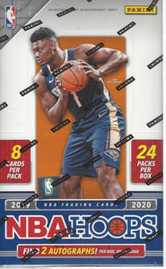 2019-20 Panini NBA Hoops Basketball Hobby Box