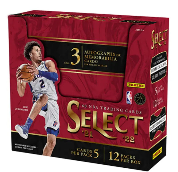 2021-22 Panini Select Basketball Hobby Box