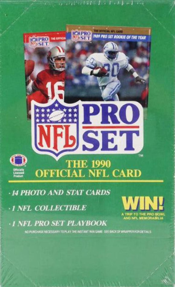 1990 Pro Set Series 1 Football Box