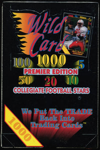 1991 Wild Card Draft Collegiate Football Box