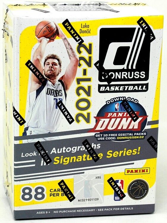 2021-22 Panini Donruss Basketball Retail Blaster Box
