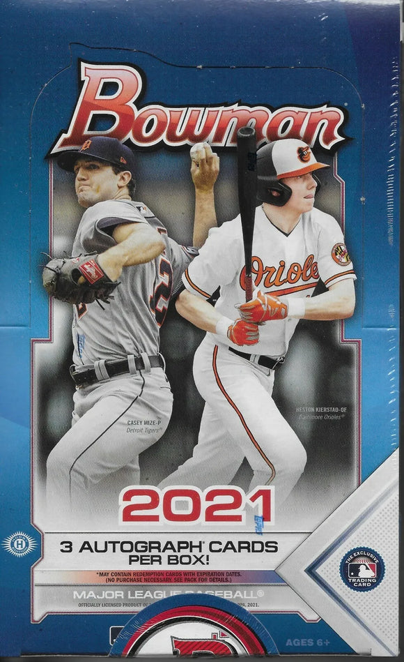 2021 Bowman Baseball HTA Jumbo Box