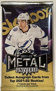 2021-22 Skybox Metal Universe Hockey Hobby Pack