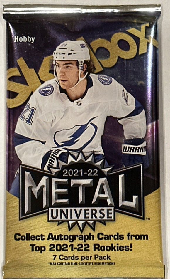 2021-22 Skybox Metal Universe Hockey Hobby Pack