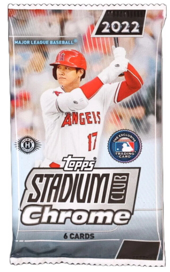 2022 Topps Stadium Club Chrome Baseball Hobby Pack