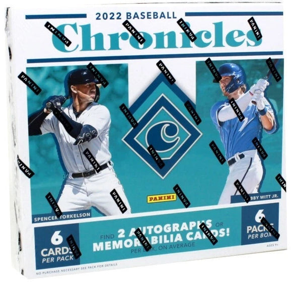 2022 Panini Chronicles Baseball Retail Preferred Box