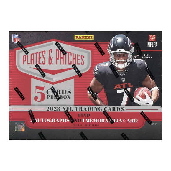 2023 Panini Plates & Patches Football Hobby Box