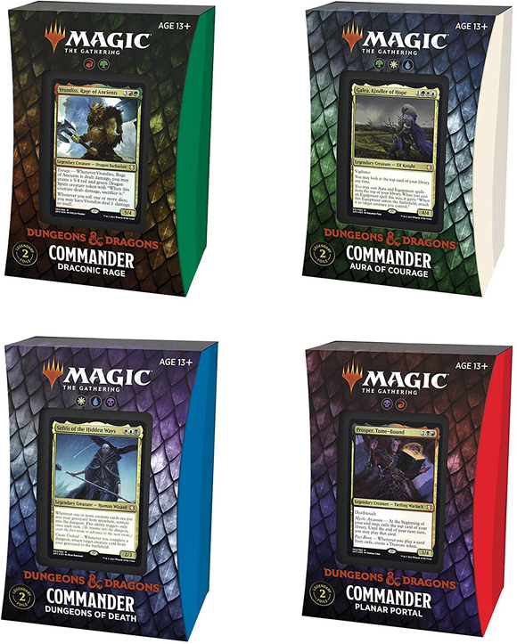 MTG Forgotten Realms Commander Deck Set (4)