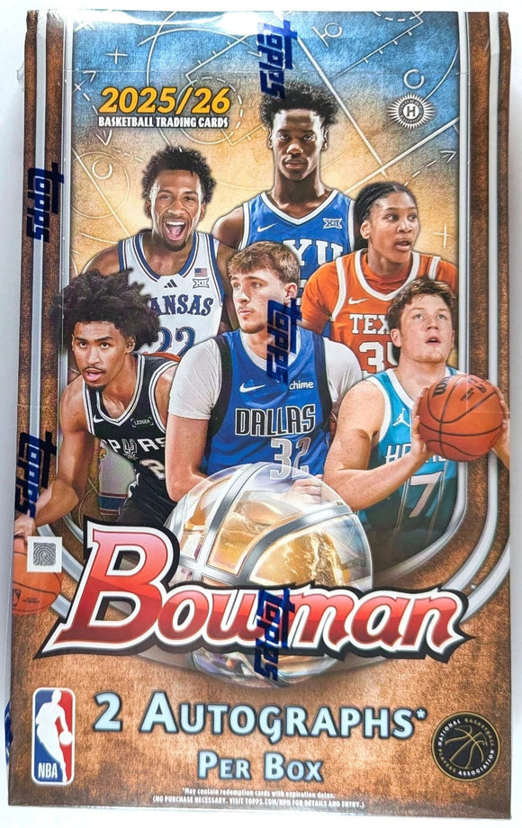2025-26 Bowman Basketball Hobby Box – Northwest Sportscards